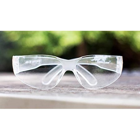 Bison Life, Safety Glasses, One Size, Clear Lens, For Men/Women (Pack of 12)