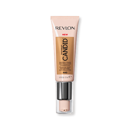 Revlon PhotoReady Candid Natural Finish Anti-Pollution Foundation, 440 Caramel, 0.75 fl oz.Caramel,