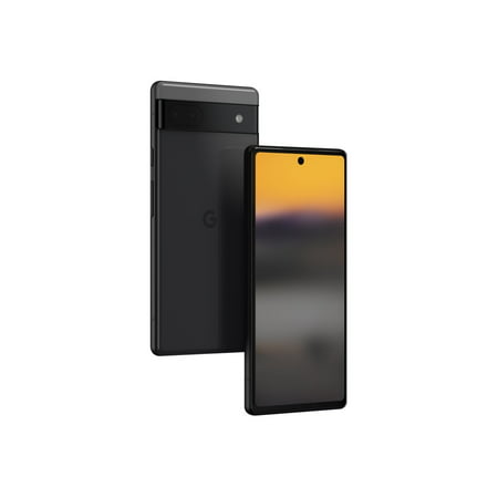 Google Pixel 6a - 5G smartphone - dual-SIM - RAM 6 GB / Internal Memory 128 GB - OLED display - 6.1" - 2400 x 1080 pixels (60 Hz) - 2x rear cameras 12.2 MP, 12 MP - front camera 8 MP - charcoal