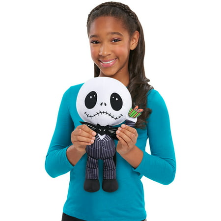 Disney Tim Burton's Nightmare Before Christmas 16-inch Holiday Large Plush, Jack Skellington, Kids Toys for Ages 3 up