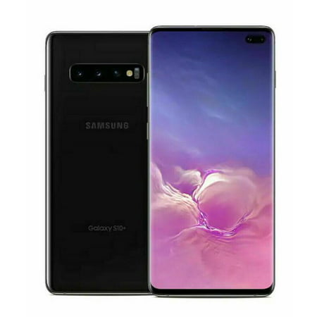 Restored Verizon,Unlocked SAMSUNG Galaxy S10 Plus 128GB - Prism Black GSM (Refurbished)