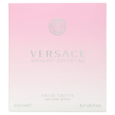 Versace Bright Crystal Eau de Toilette, Perfume for Women, 6.7 Oz, 6.7 Fl Oz