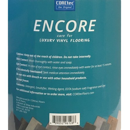 COREtec Flooring ENCORE 03Z77 Floor Cleaner, 1 Gallon Refill