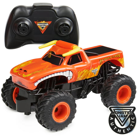 Monster Jam, Official El Toro Loco Remote Control Monster Truck, 1:24 Scale, 2.4 GHz, for Ages 4 and up