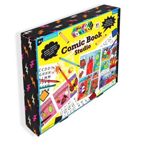 Smarts & Crafts Comic Book Studio, 31 Pieces, for Boys, Girls, Ages 6+