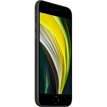 Restored Apple iPhone SE 2020 Unlocked (Refurbished), Black, Condition: Grade A