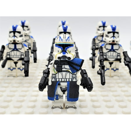Star Wars Captain Rex 501st Jesse Echo Clone Troopers Army Set 13pcs Building Block Toys