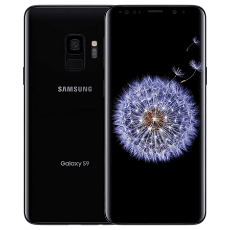 Restored Samsung Galaxy S9 - 64GB - Black - Fully Unlocked - Android Smartphone - (LCD Shadow) (Refurbished), Midnight Black