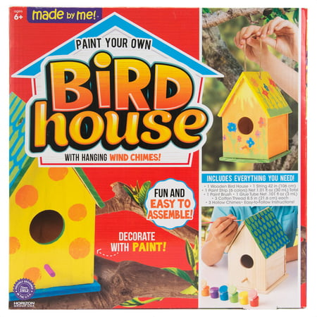 Made by Me Bird House with Wind Chimes Kit, 1 Each, 70698