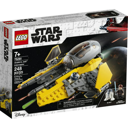 LEGO Star Wars: Revenge of the Sith Anakin?s Jedi Interceptor 75281 Anakin Skywalker Building Toy (248 Pieces)