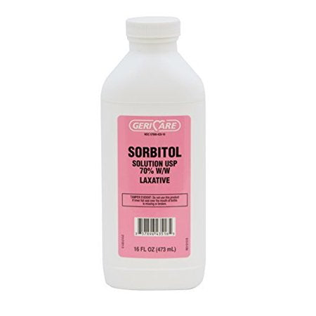 12 Bottles of Sorbitol Solution. Liquid Laxative with 13.5 Gram Strength sorbitol. 16 oz.