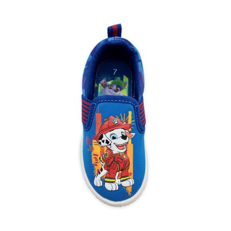 "Paw Patrol Toddler Boys Casual Sneaker, Sizes 7-12"Blue,