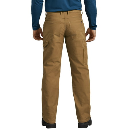 Genuine Dickies Men's Flex Duck Utility Jean, RINSED BROWN DUCK, 38 30