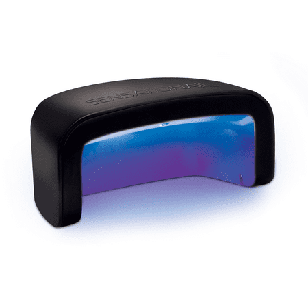 SensatioNail LED Gel Nail Polish Lamp (Black), 15 & 30 Second Timers