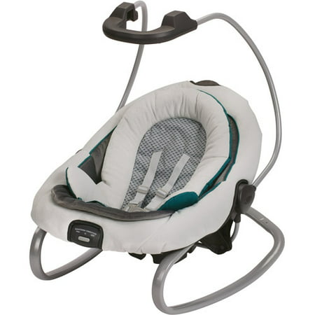 Graco DuetSoothe Baby Swing and Rocker, SapphireBlue,