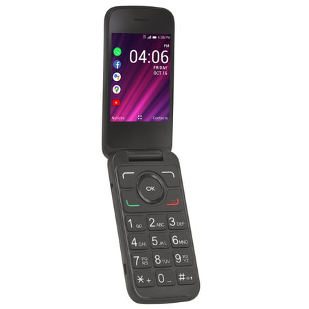 Alcatel My Flip 2 | TCL Tracfone | Black - 4 GB | Prepaid Flip phone | Brand New