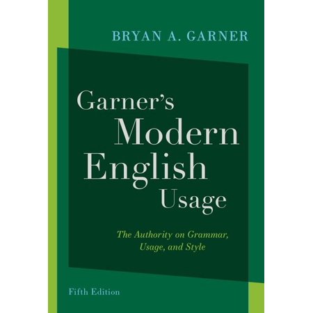 Garner's Modern English Usage (Edition 5) (Hardcover)