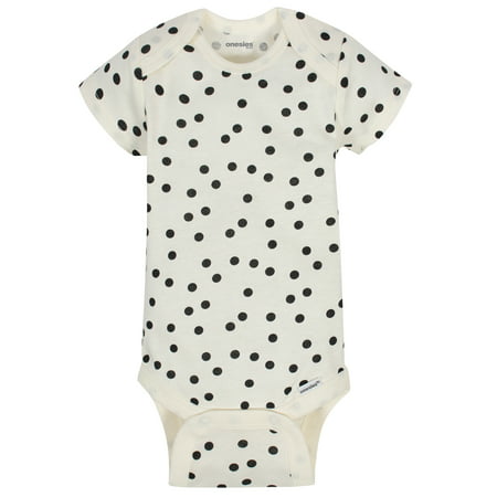 Onesies Brand Baby Girl Short Sleeve Onesies Bodysuits, 8-Pack, Bunny, 0-3 Months
