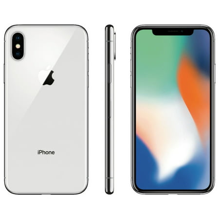 Used (Good Condition) Apple iPhone X 64GB Factory Unlocked Smartphone, Silver