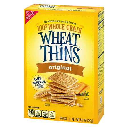 Wheat Thins Original Whole Grain Wheat Crackers, 8.5 oz