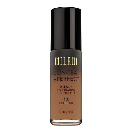 Milani Conceal + Perfect 2-in-1 Foundation + Concealer, ChestnutChestnut,