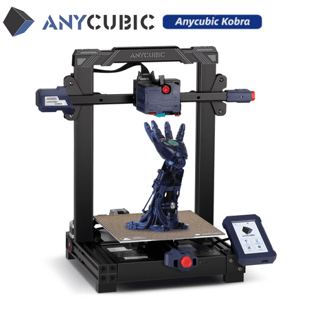 Anycubic Kobra 3D Printer Auto Leveling, FDM 3D Printers with Self-Developed LeviQ Leveling and Removable Magnetic Platform for DIY Home School Printing Size 8.7x8.7x9.84 inch, kobra