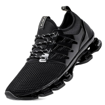 MAYZERO Sport Running Shoes for Men Mesh Breathable Trail Runners Fashion SneakersBlack,