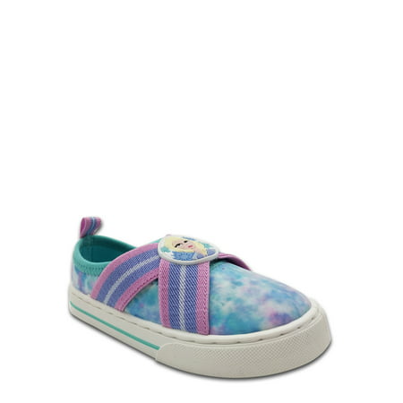 "Frozen Toddler Girls Casual Sneaker, Sizes 7-12"Light Blue/Purple,