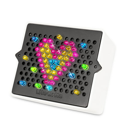 Lite Brite - Mini 3.5" - Includes 4 Templates and 80 Colored Pegs