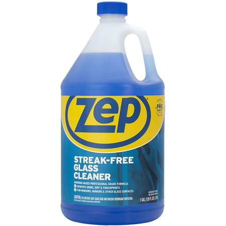 Zep Streak-Free Glass Cleaner 128 Ounce ZU1120128 (2-Pack), Pack of 2