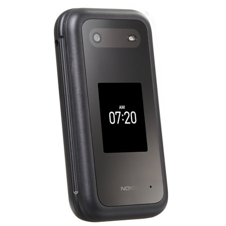 Straight Talk Nokia 2760 Flip, 4GB, Black- Prepaid Phone