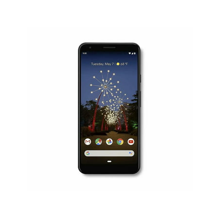 Restored Google Pixel 3a XL 64GB Fully Unlocked Phone Just Black (Refurbished), Black