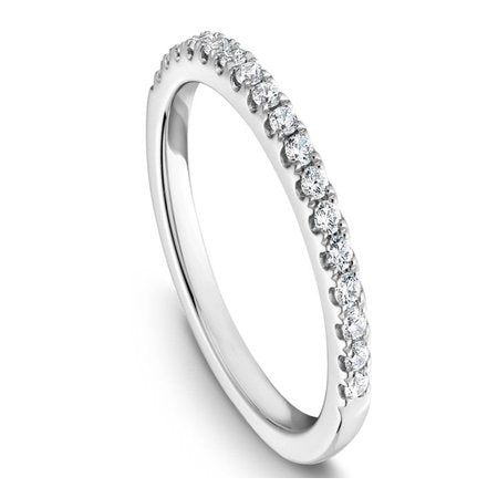 Round Cut Real Diamond Halo Bridal Set in 10k White Gold, 7