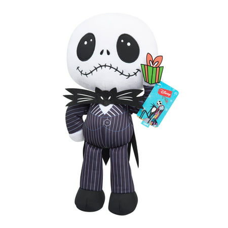 Disney Tim Burton's Nightmare Before Christmas 16-inch Holiday Large Plush, Jack Skellington, Kids Toys for Ages 3 up