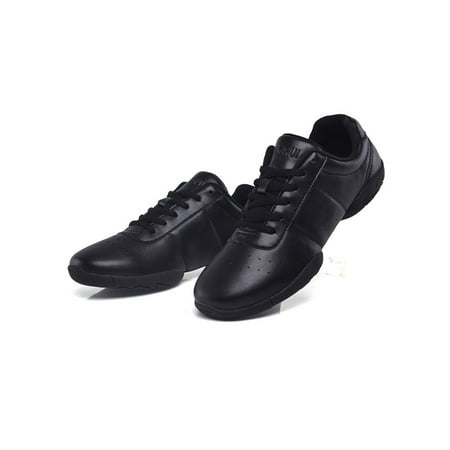 Rockomi Cheerleading Shoes Women Girls Dance Sneakers Comfort School Competition Tennis Cheer Shoes Black 10CBlack,