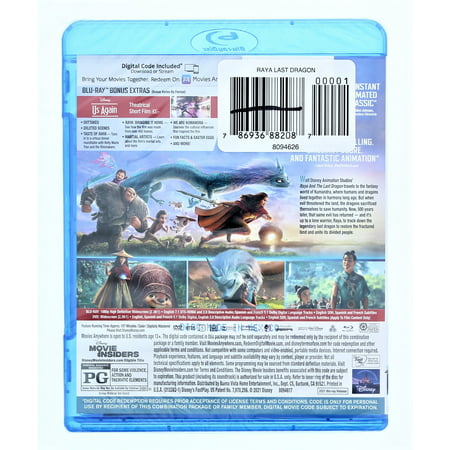 Raya and the Last Dragon (Blu-Ray + DVD + Digital Code)
