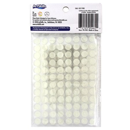 ArtSkills Adhesive Pearl Gem Stickers for Unisex Kids and Adults, 300Pc for arts & craftsPearl White,