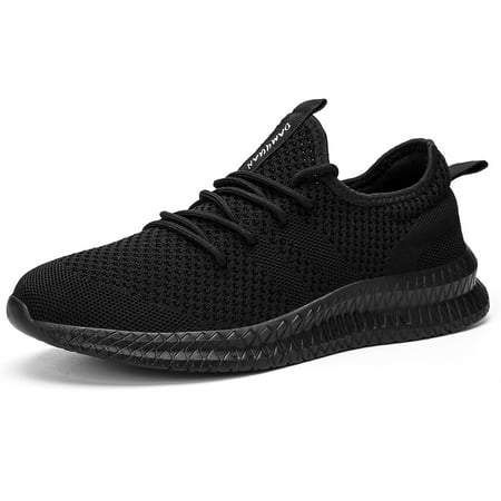 Damyuan Running Shoes Men Fashion Sneakers Casual Walking Shoes Sport Athletic Shoes Lightweight Breathable Comfortable, Black, 10
