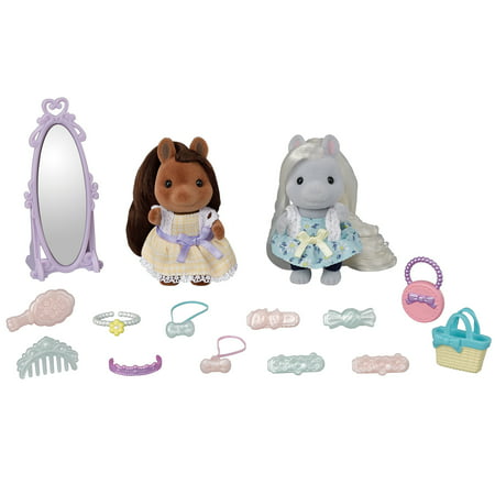 Calico Critters Pony Friends Set, Dollhouse Playset with Figures and Accessories