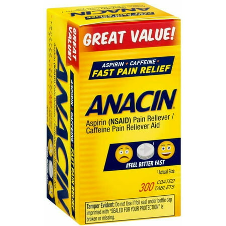 Anacin Tablets 300 Tablets (Pack of 6)