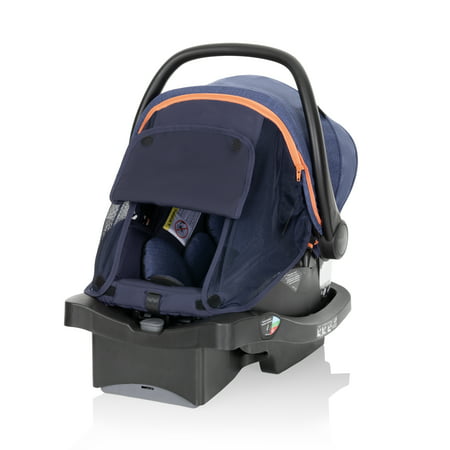 Evenflo Pivot Vizor Travel System with LiteMax Infant Car Seat (Promenade Blue)Promenade Blue,