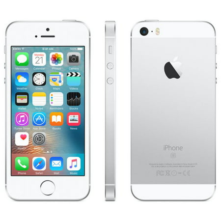 Restored Apple iPhone SE 16GB Silver Unlocked (Refurbished)