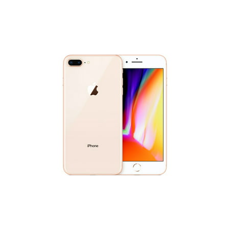 Restored Apple iPhone 8 Plus 64GB, Gold - Unlocked LTE (Refurbished)