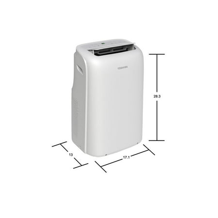 Restored Toshiba 6,000 BTU (8,000 BTU ASHRAE) 115-Volt Portable Air Conditioner with Dehumidifier (Refurbished)