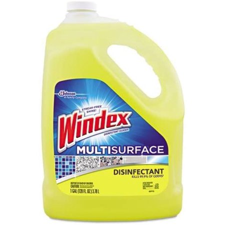 Windex Disinfectant Multisurface All-Purpose Cleaner Refill 1 Gallon- Citrus Scent