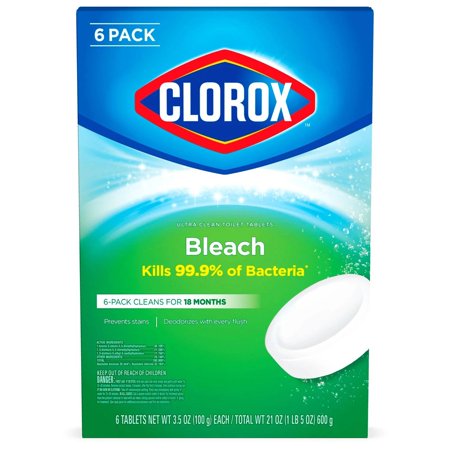 Clorox Automatic Toilet Bowl Cleaner Tablets with Bleach (6 ct.)