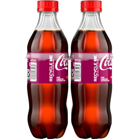 Coca-Cola Cherry Soda Soft Drink, 16.9 fl oz, 6 Pack