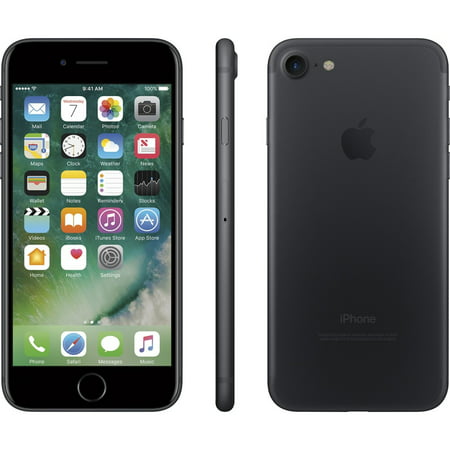 Apple iPhone 7 32GB Black Fully Unlocked (Verizon + AT&T + T-Mobile + Sprint) - Grade B Used, Black