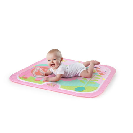 Fanciful Flowers Baby Activity Gym and Play Mat - Pink