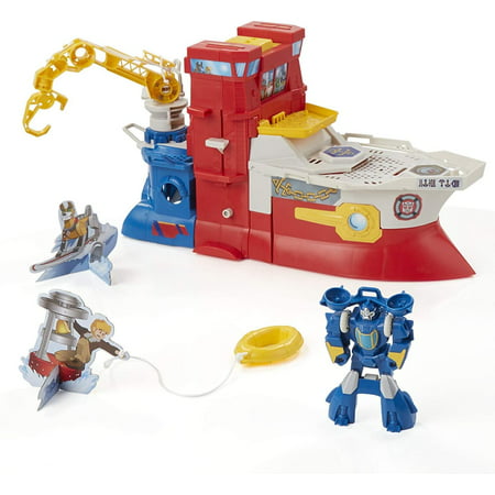 Rescue Bots Heroes Transformers Rescue Bots High Tide Rescue Rig Playset